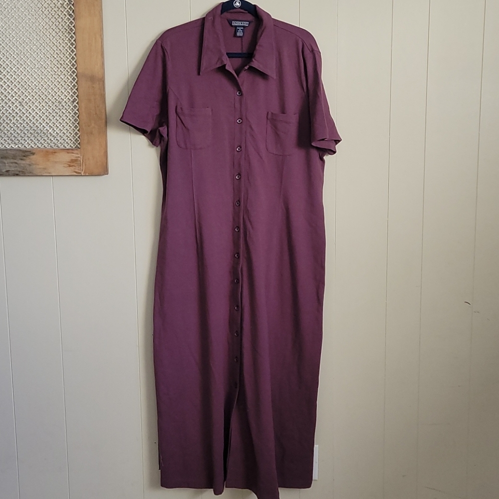 Button front dress